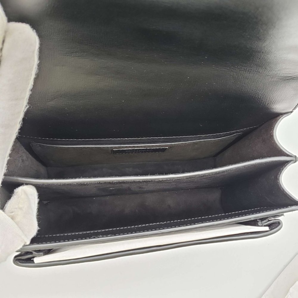 100% Authentic YSL Yves Saint Laurent Sunset Medium Leather Shoulder Bag - Picture 10 of 16